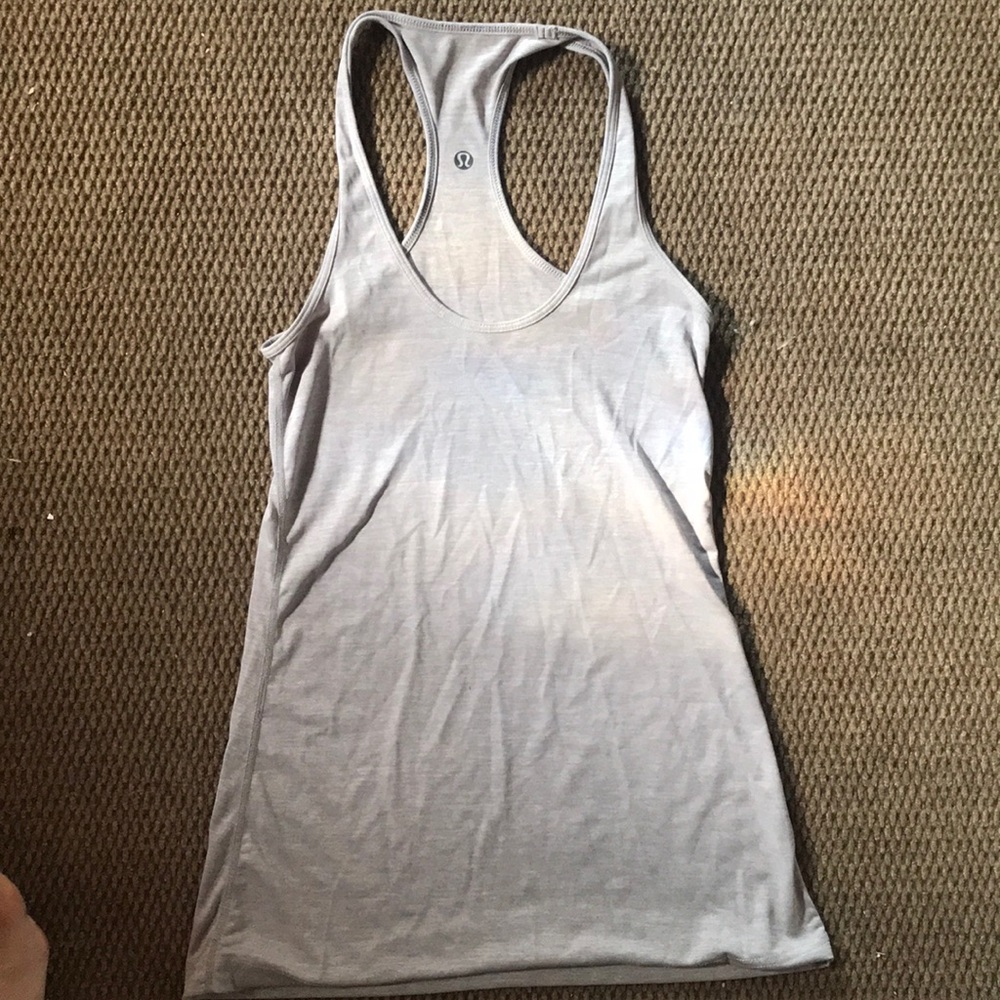 Grey lululemon tank